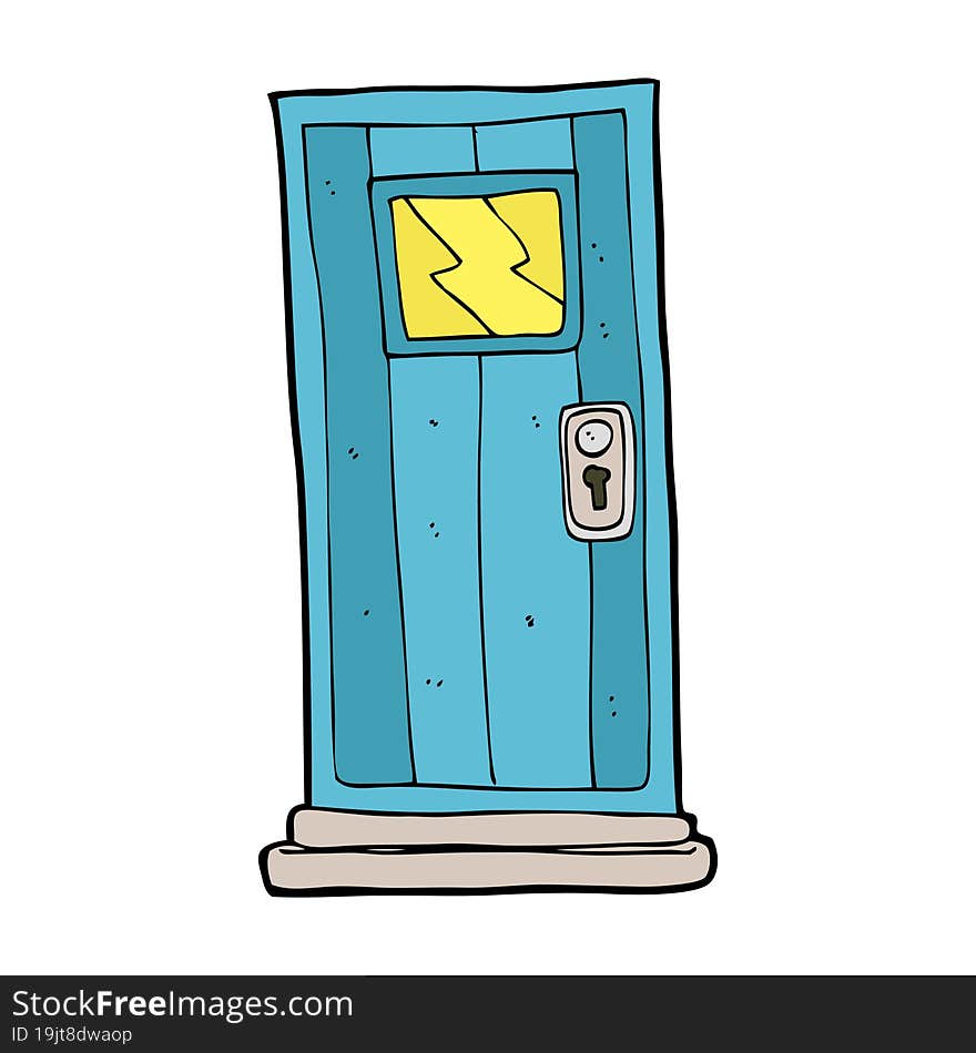 cartoon door