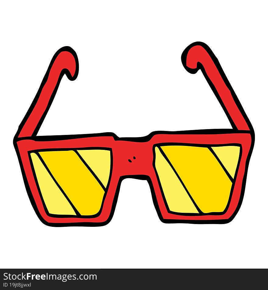 cartoon glasses