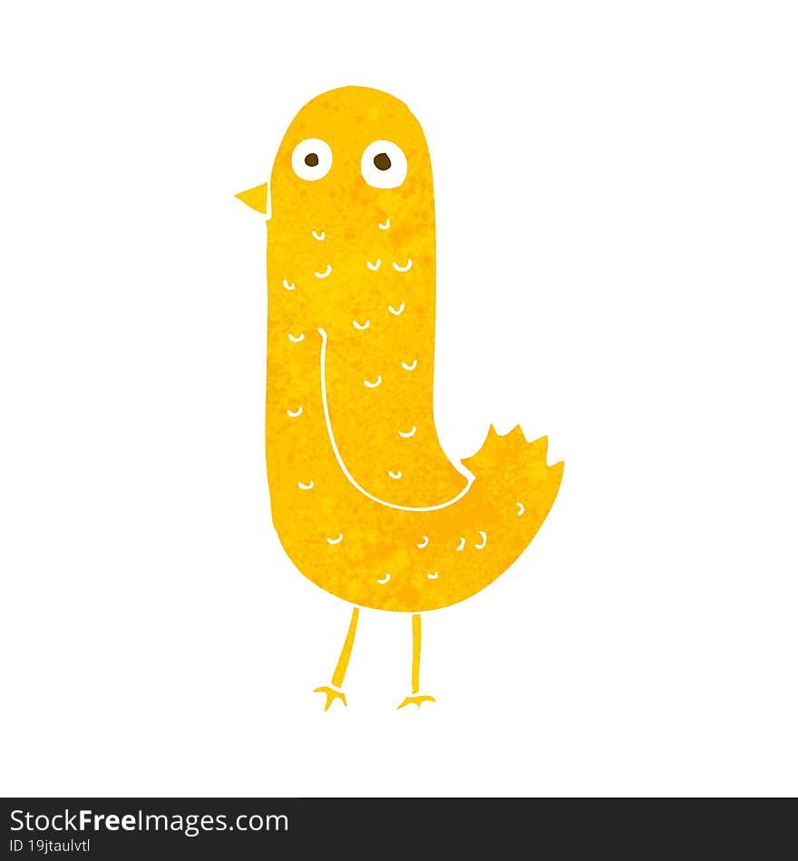 Funny Cartoon Bird