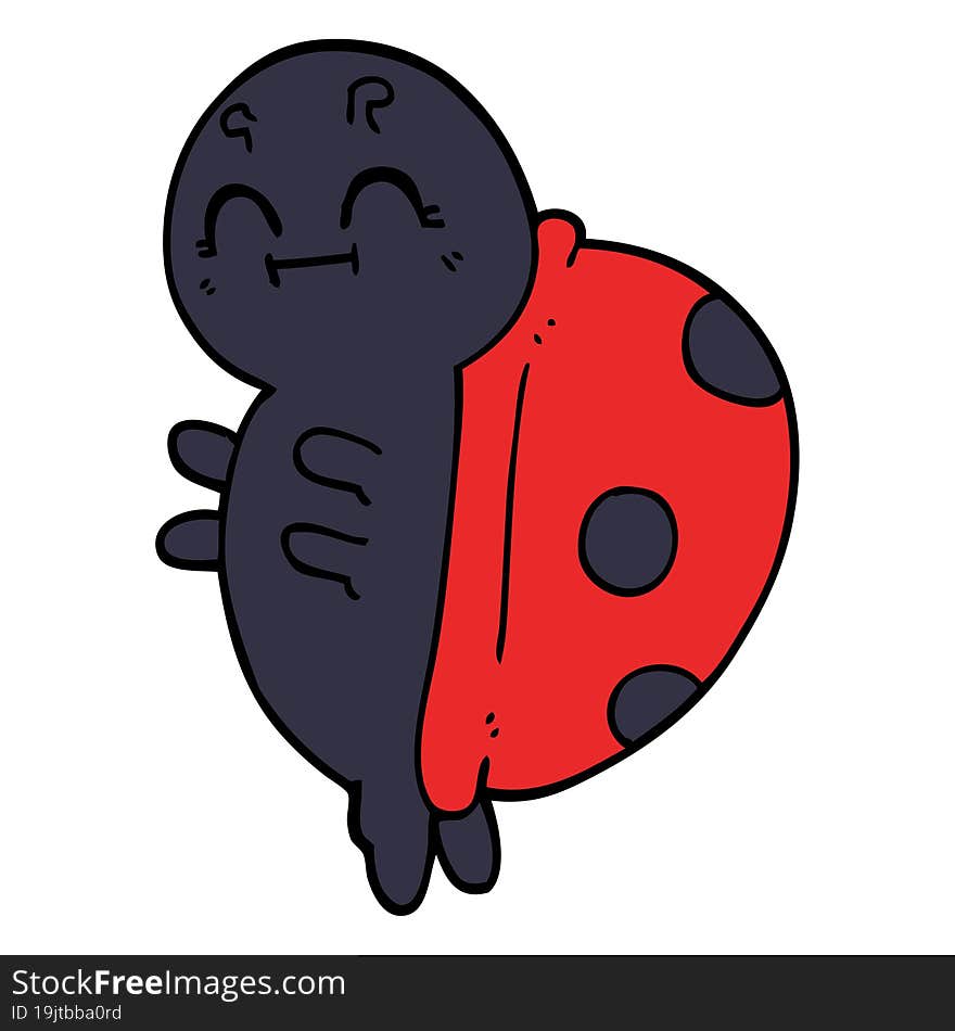 Cute Cartoon Doodle Ladybug