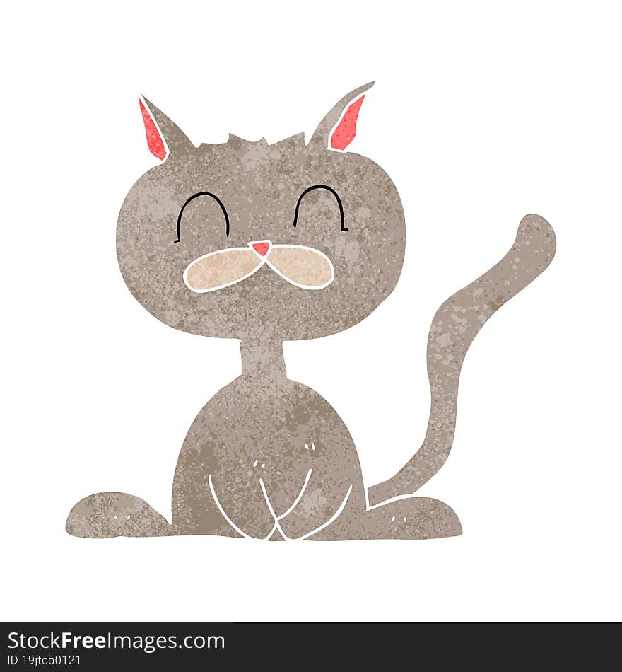 retro cartoon cat