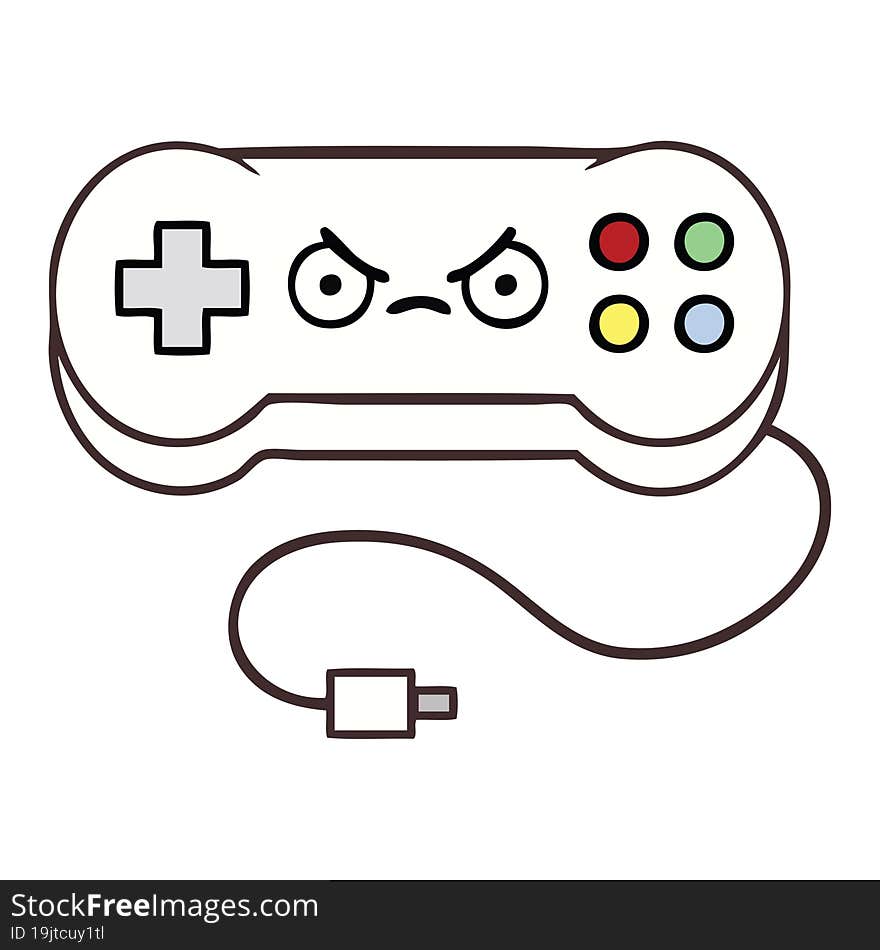 cute cartoon game controller