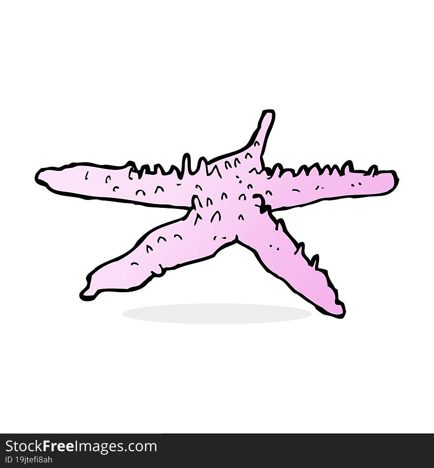 cartoon starfish