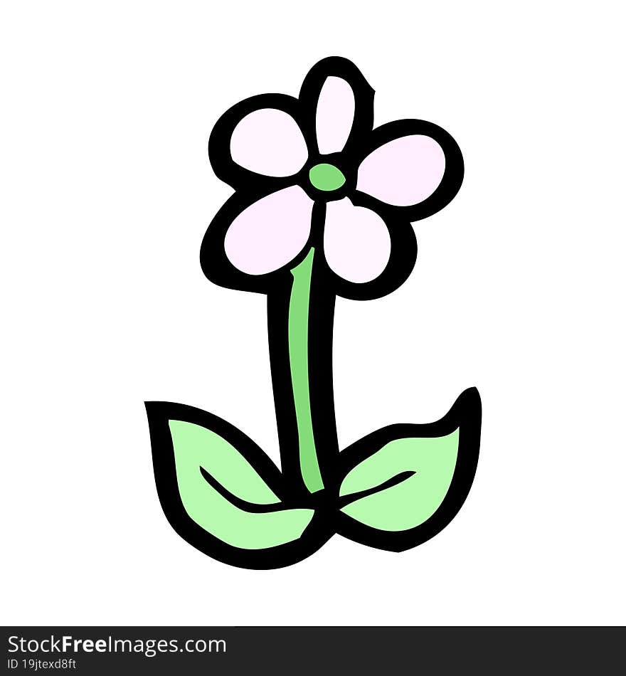 cartoon flower