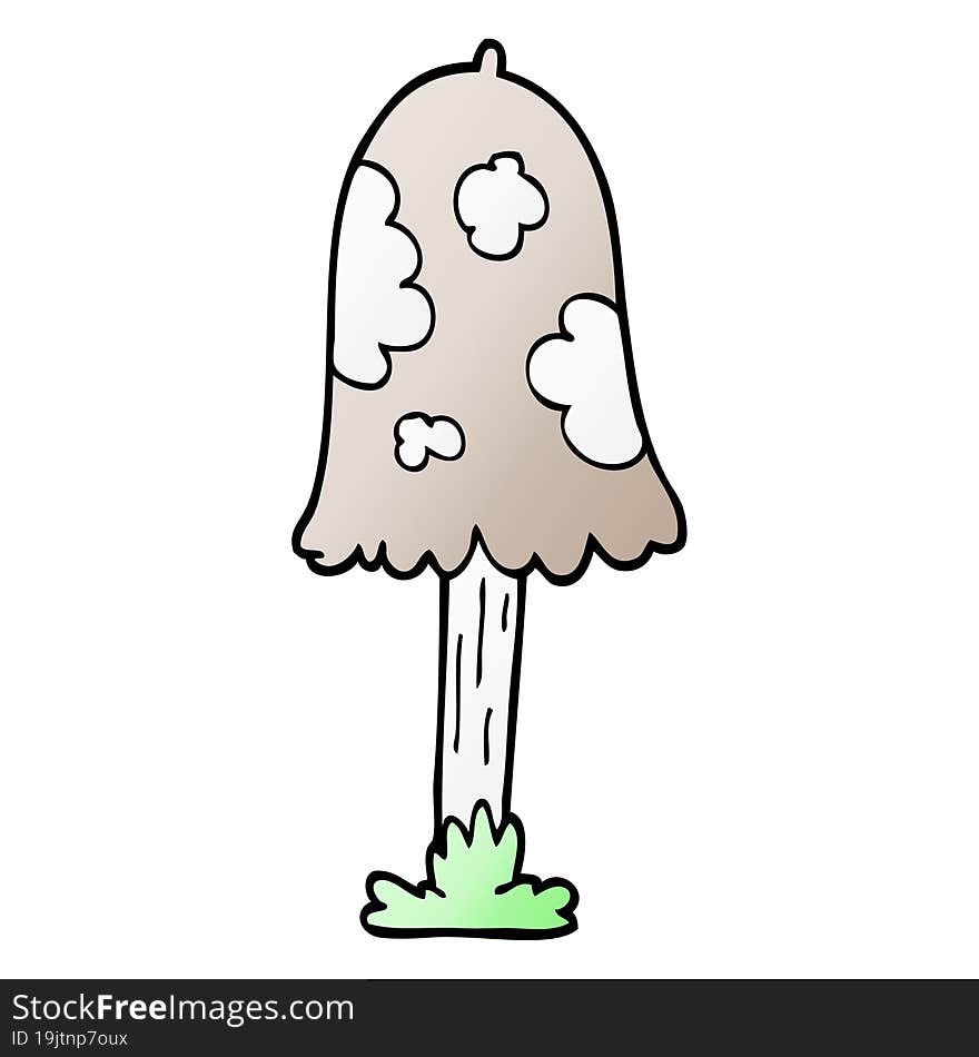 Cartoon Doodle Mushroom