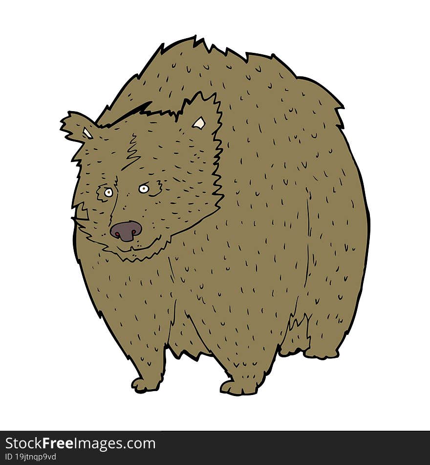 huge bear cartoon