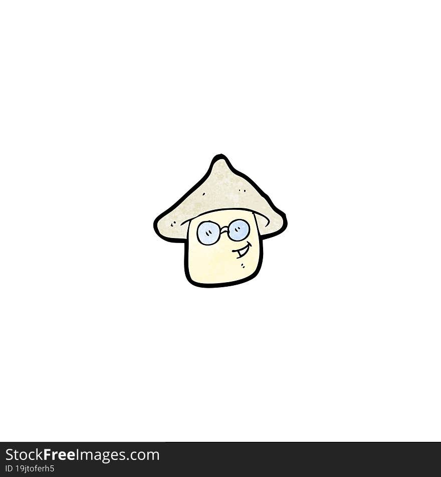 Mushroom Cartoon Character