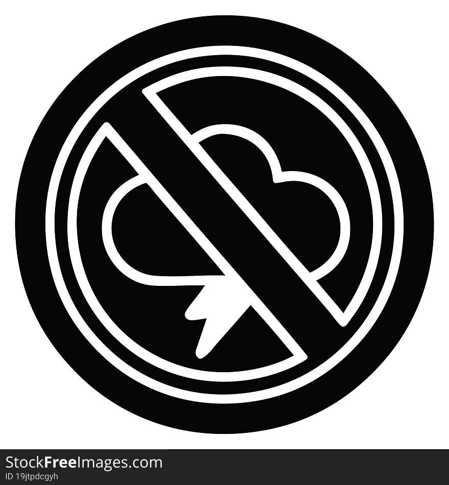 No Storms Icon