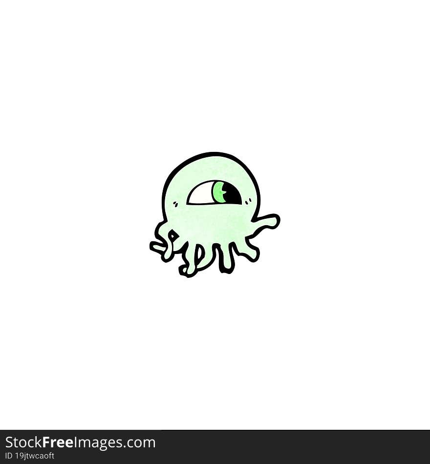 cartoon alien