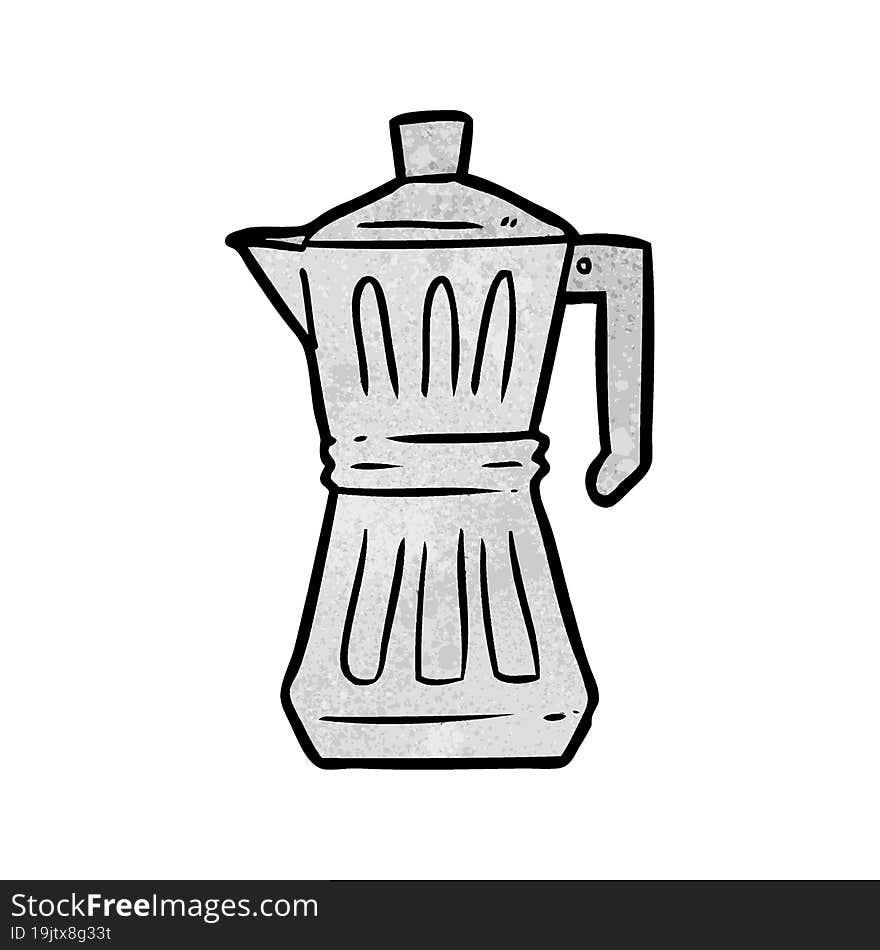 cartoon espresso maker. cartoon espresso maker