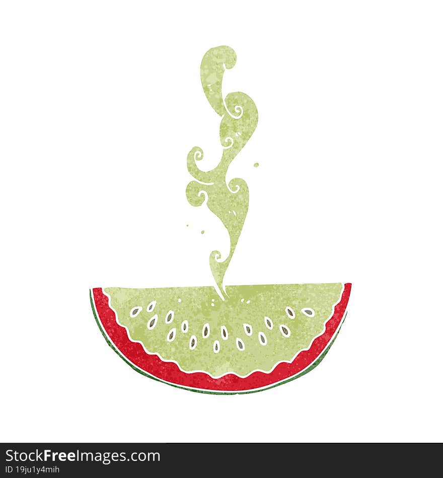 Cartoon Squirting Watermelon