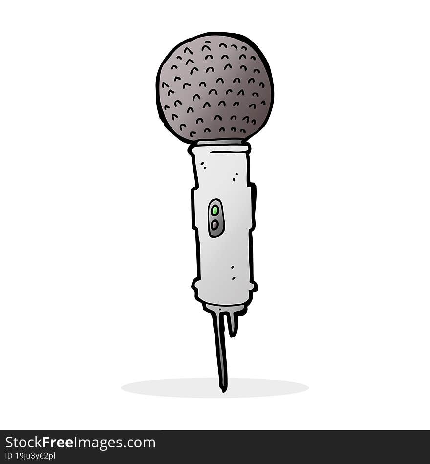 Cartoon Microphone