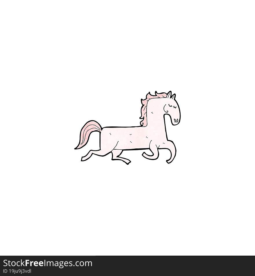 cartoon horse