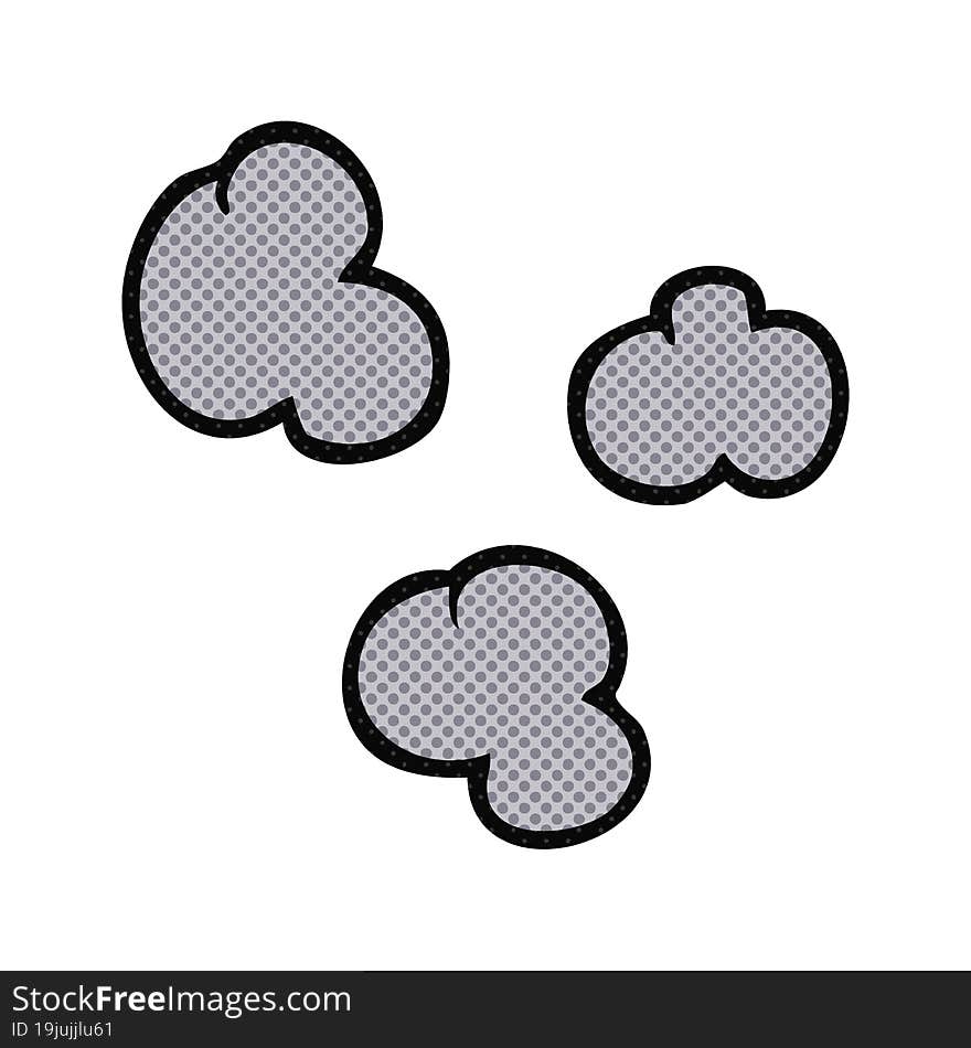 cartoon smoke clouds