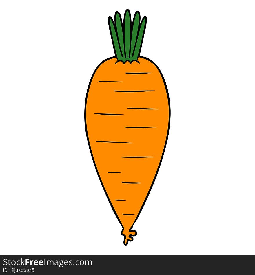 cartoon carrot. cartoon carrot