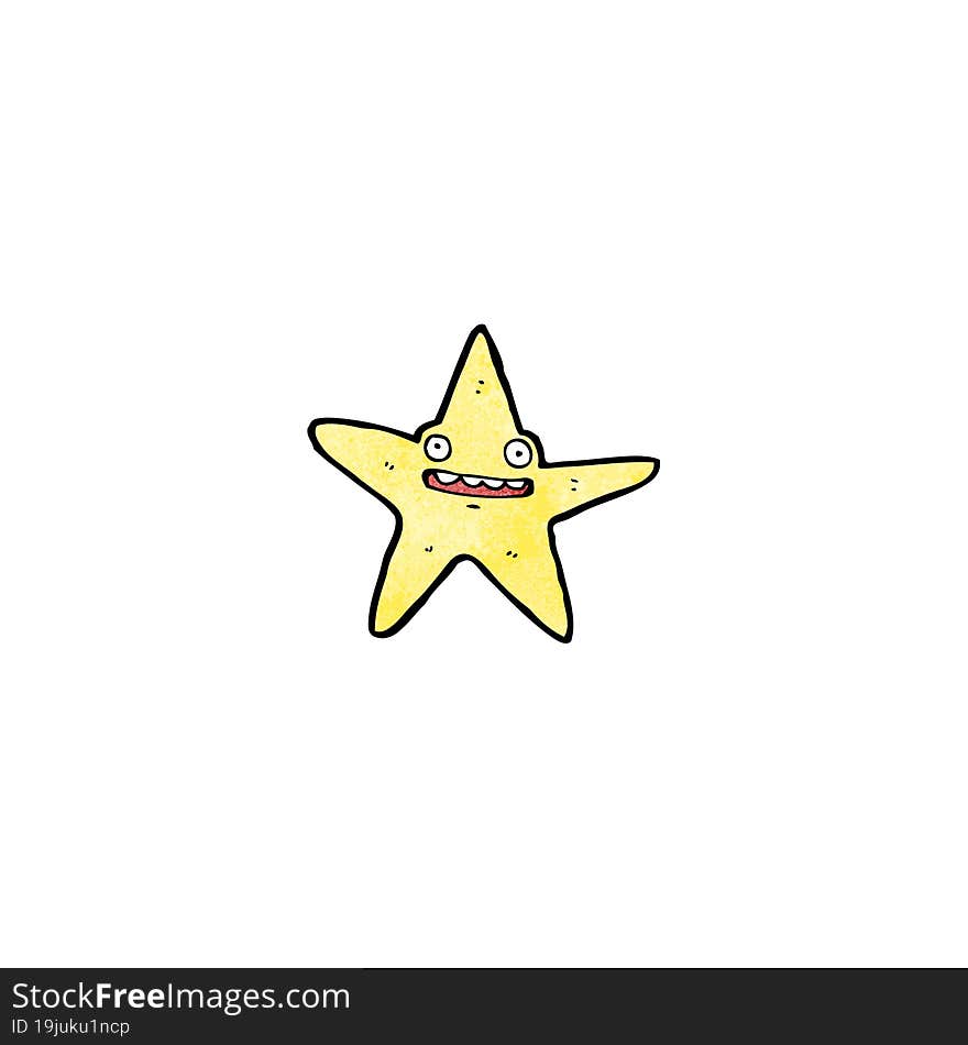 Star Cartoon Character