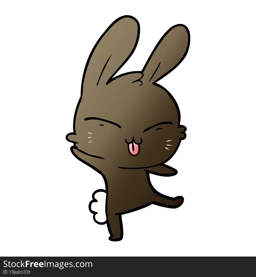 cute cartoon rabbit. cute cartoon rabbit