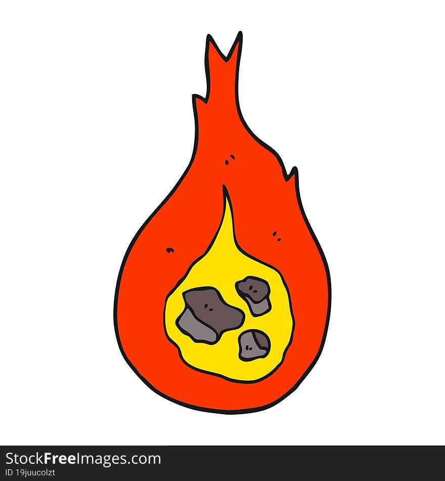 Cartoon Fireball