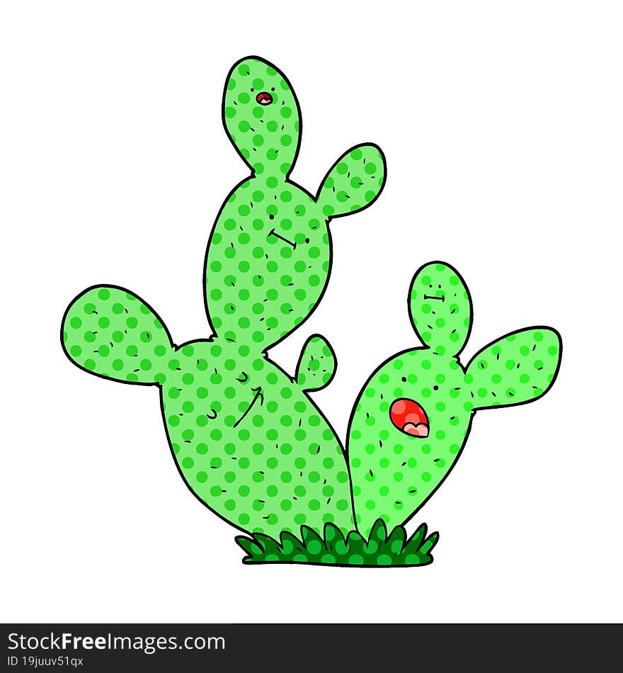 cartoon cactus. cartoon cactus