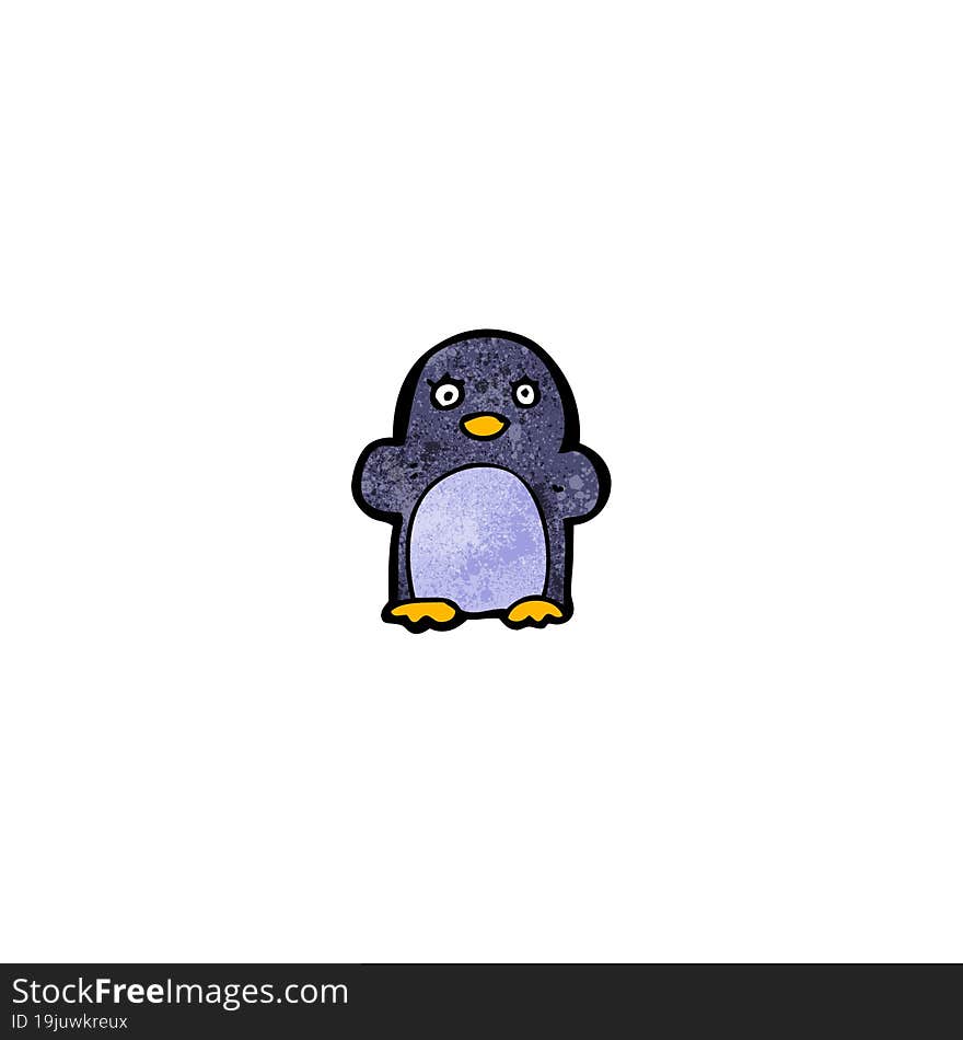 cartoon penguin