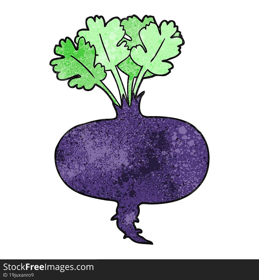 textured cartoon beetroot