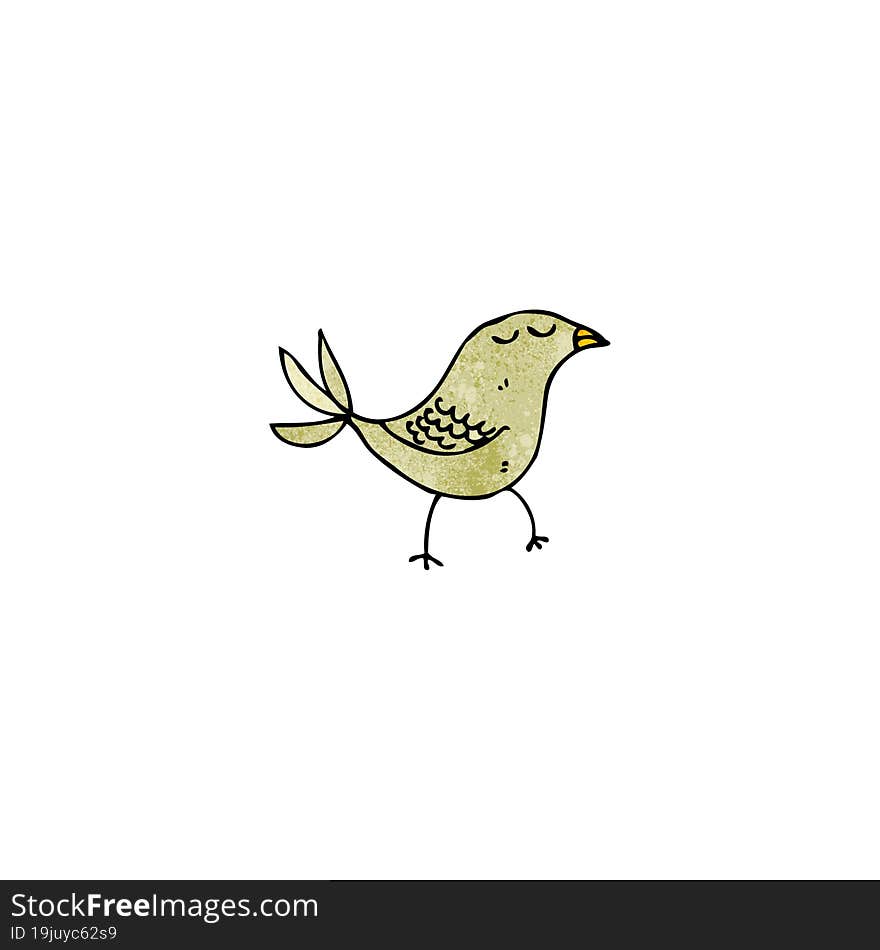 cartoon bird