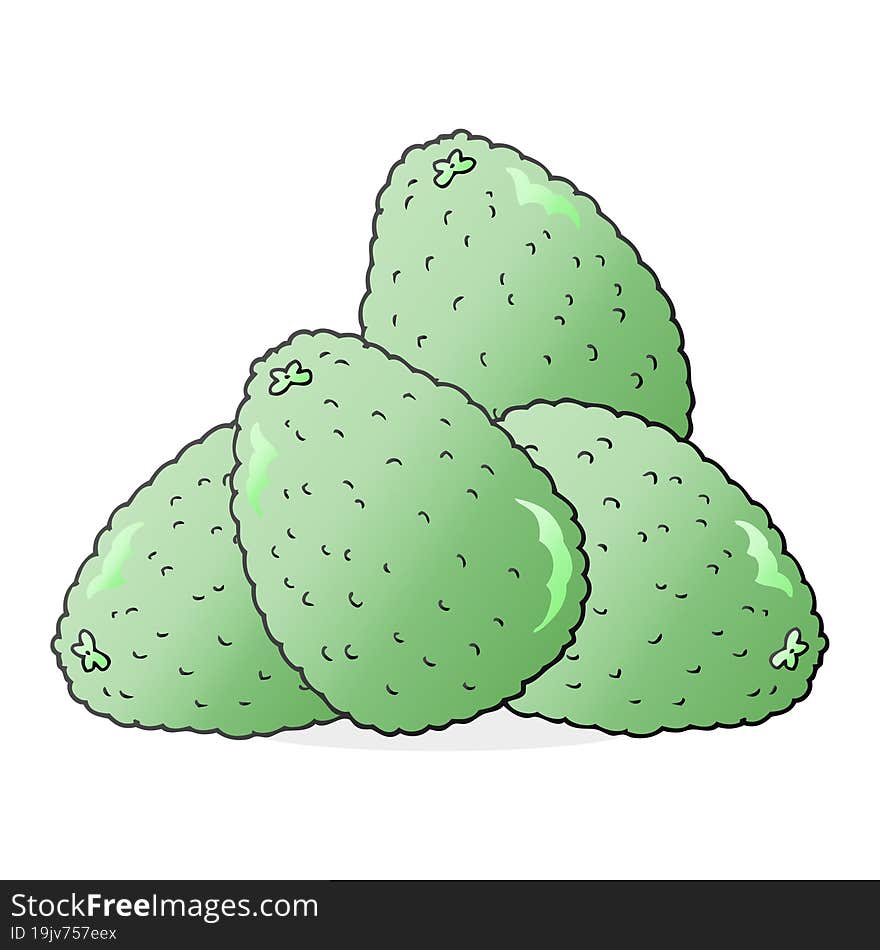 cartoon avocados