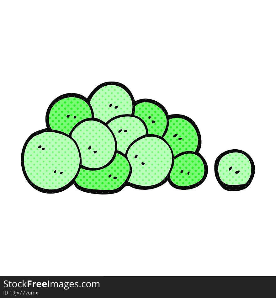 Cartoon Peas