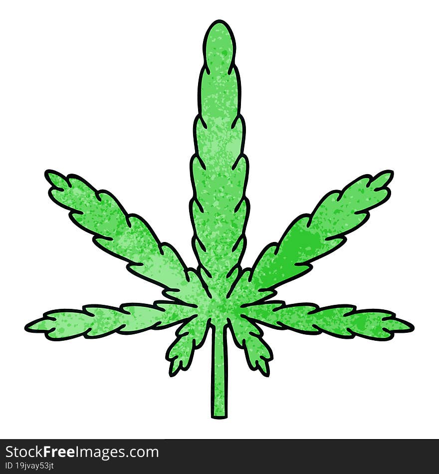 hand drawn quirky cartoon marijuana. hand drawn quirky cartoon marijuana