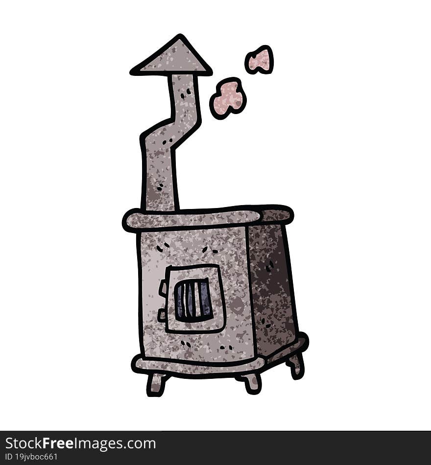 cartoon doodle wood burner