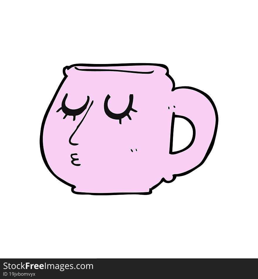 cartoon cup