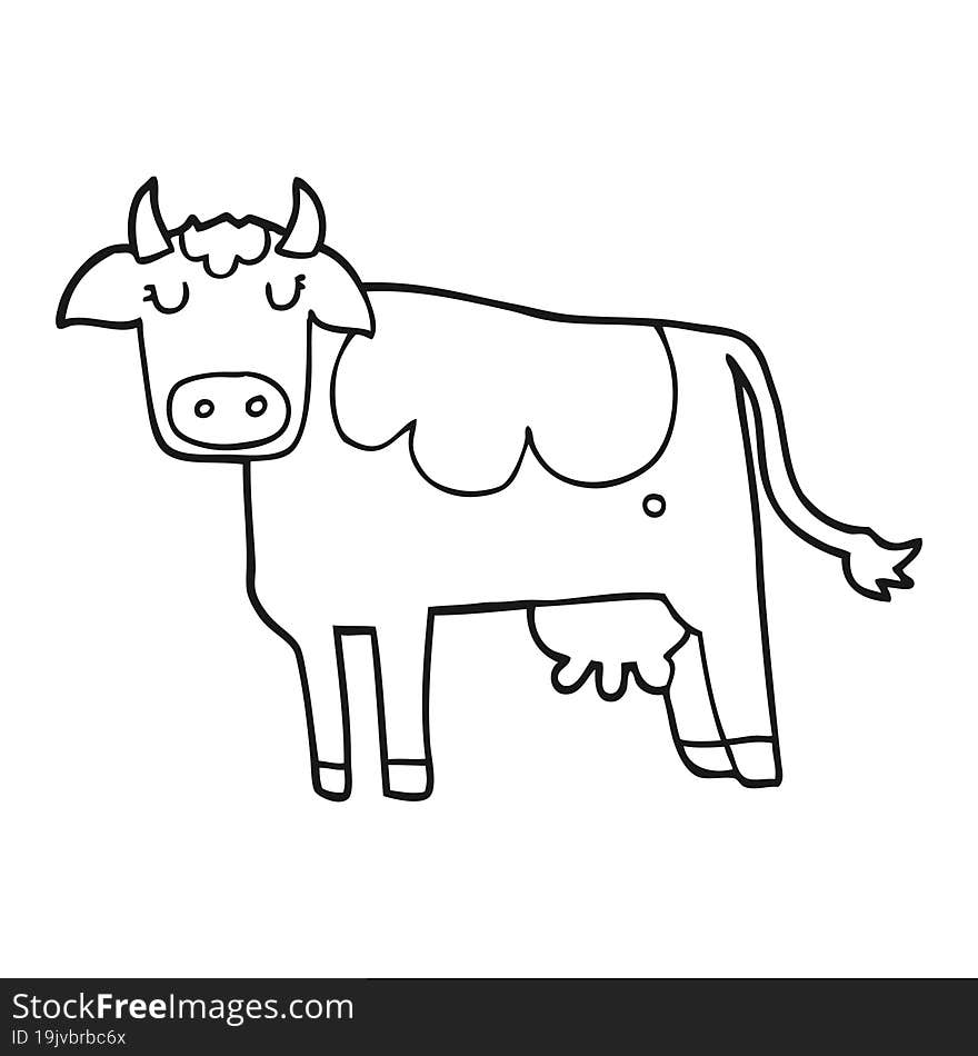 Cartoon Cow