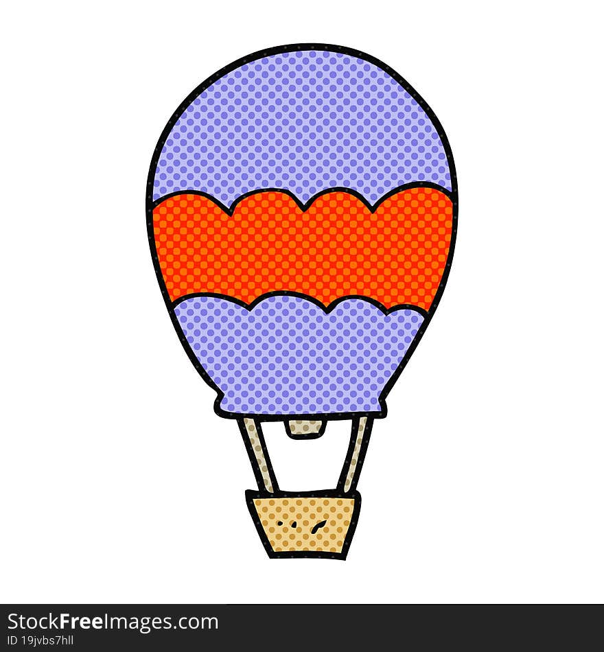 cartoon hot air balloon