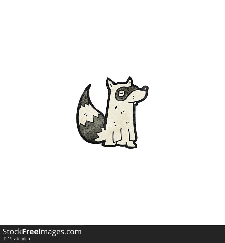 cartoon raccoon