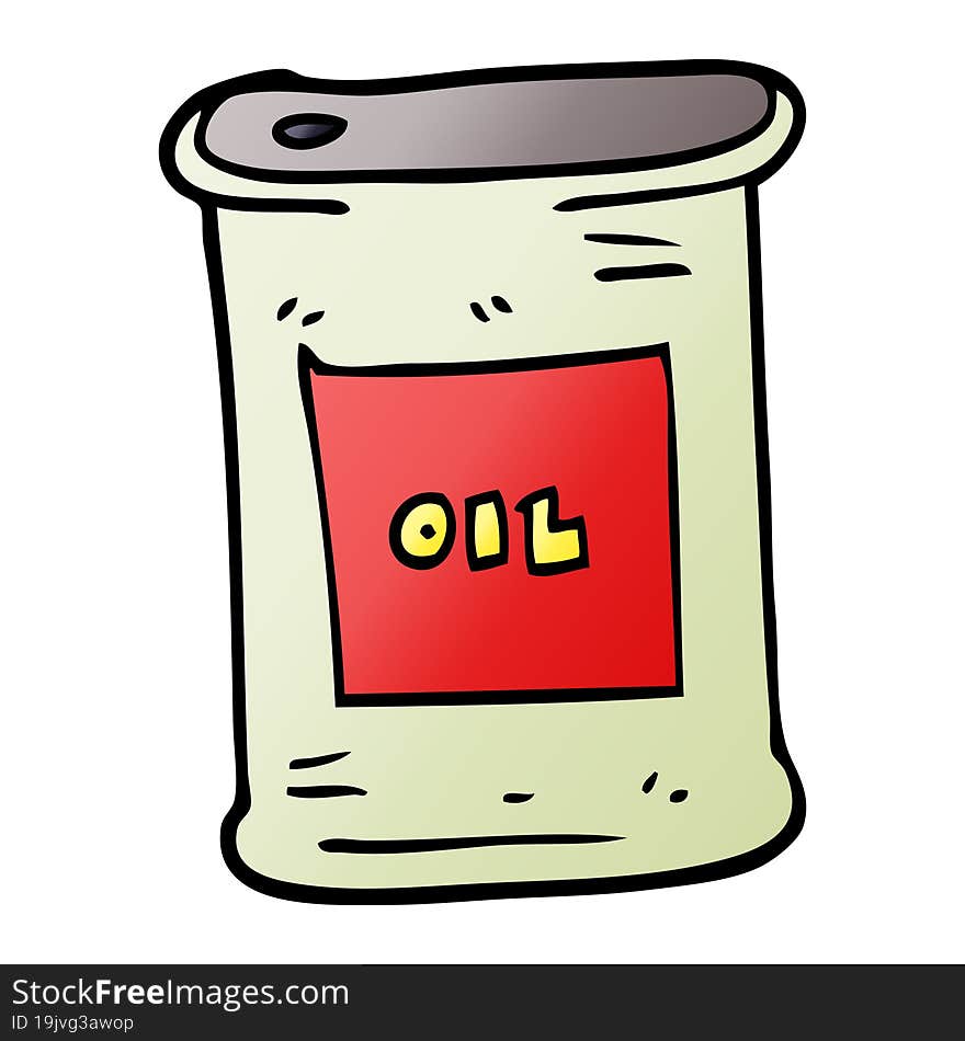 cartoon doodle olive oil