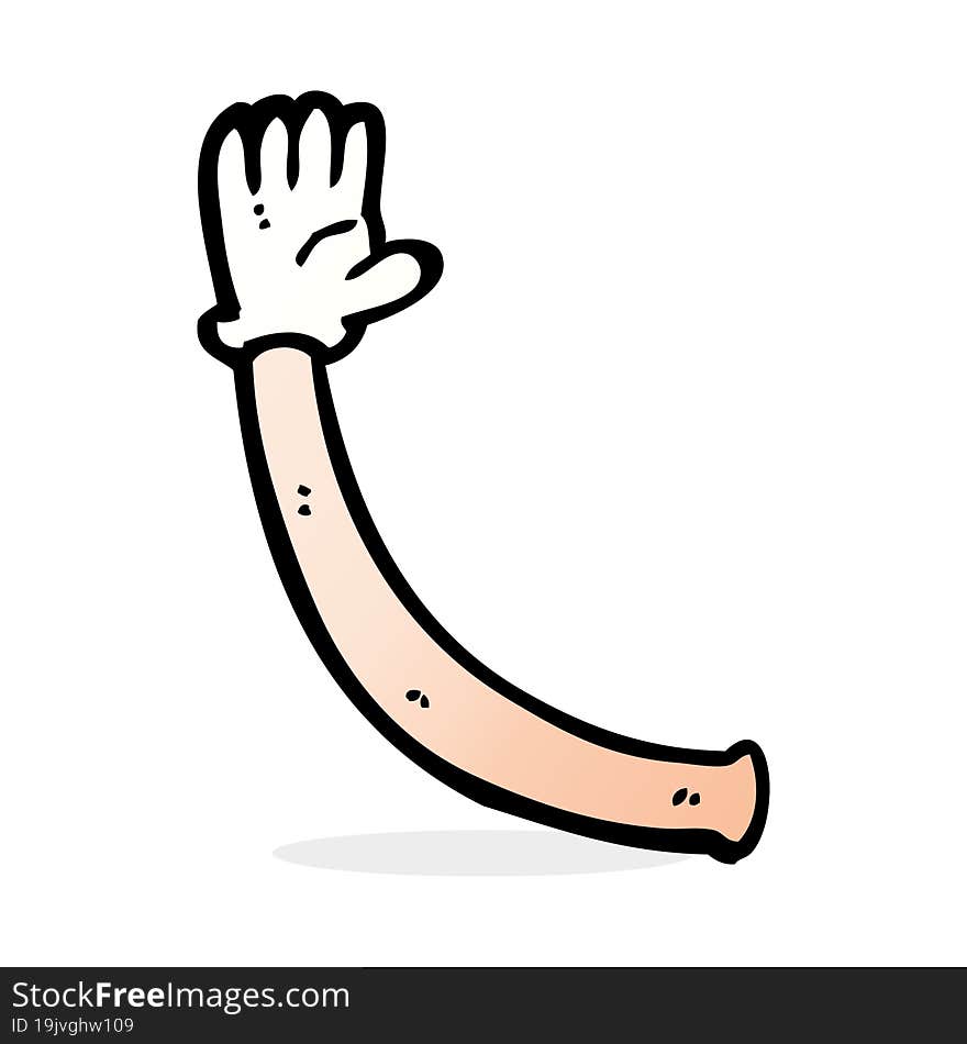 cartoon arm