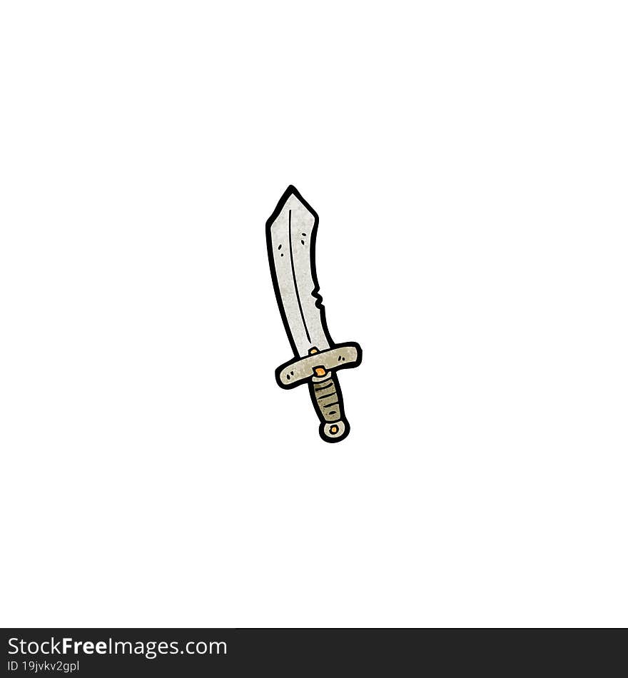 cartoon sword