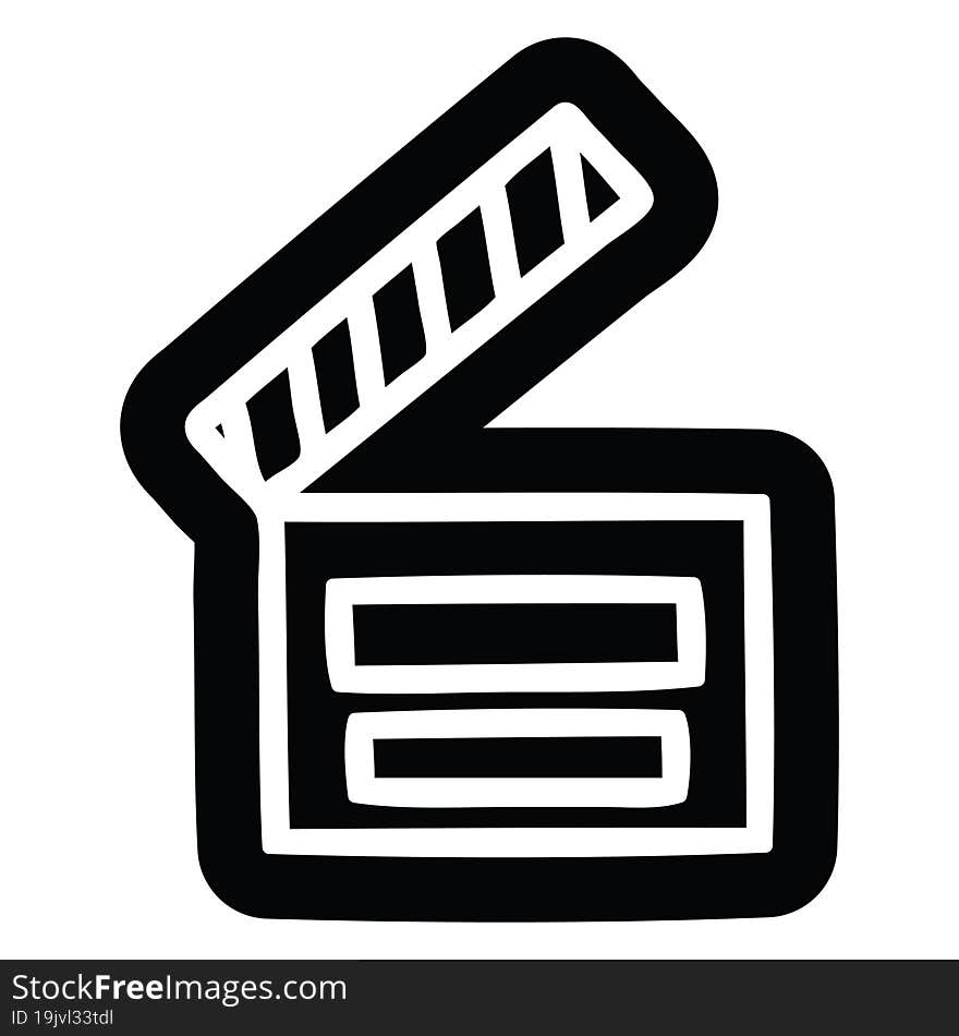 Movie Clapper Board Icon