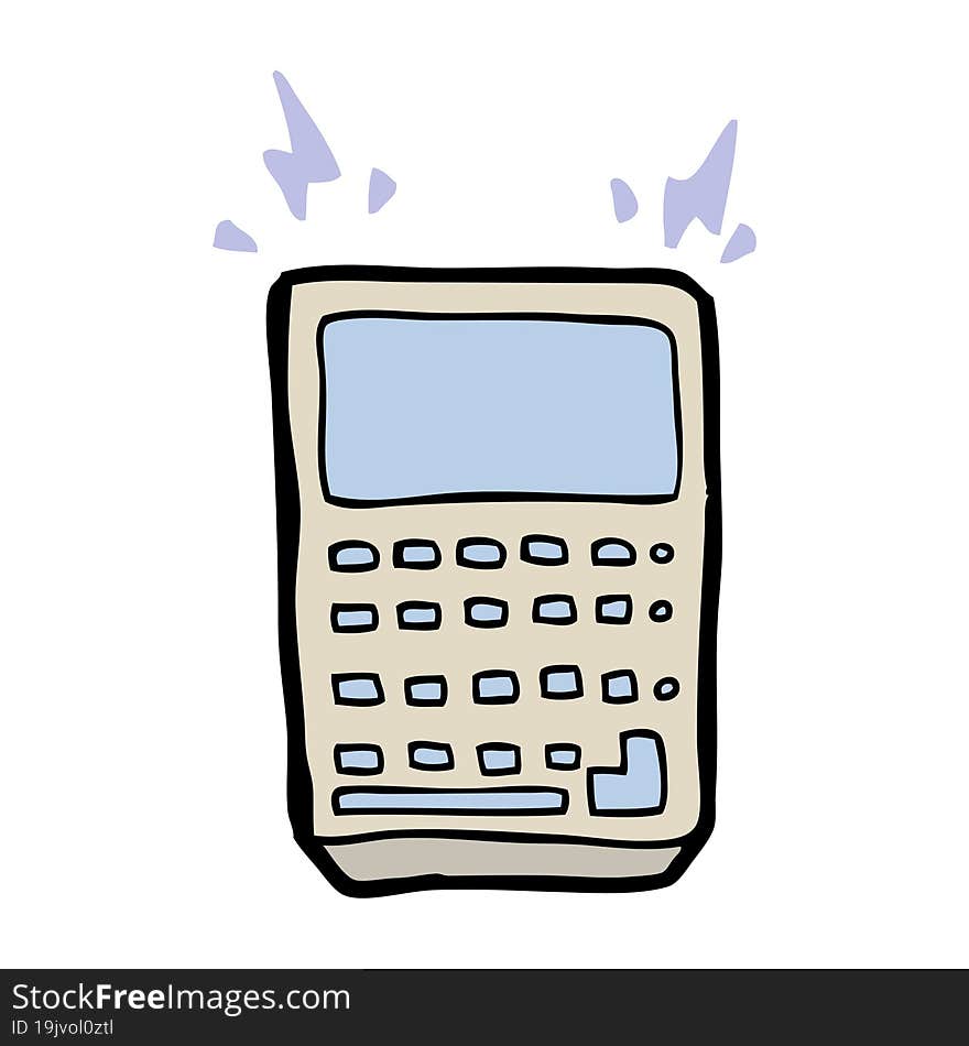 cartoon calculator