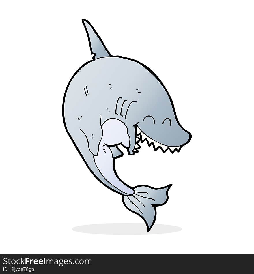 cartoon shark