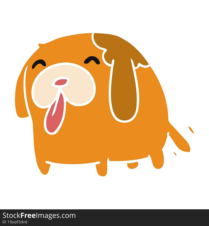 Cartoon Kawaii Of A Cute Dog