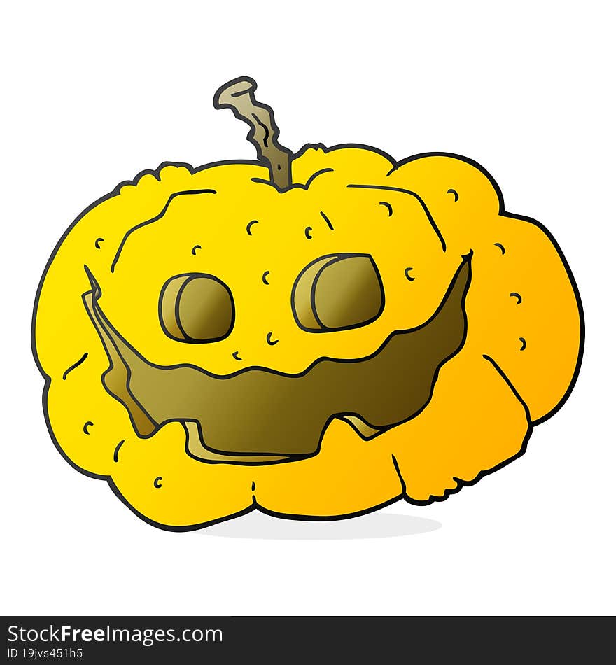 Cartoon Halloween Pumpkin