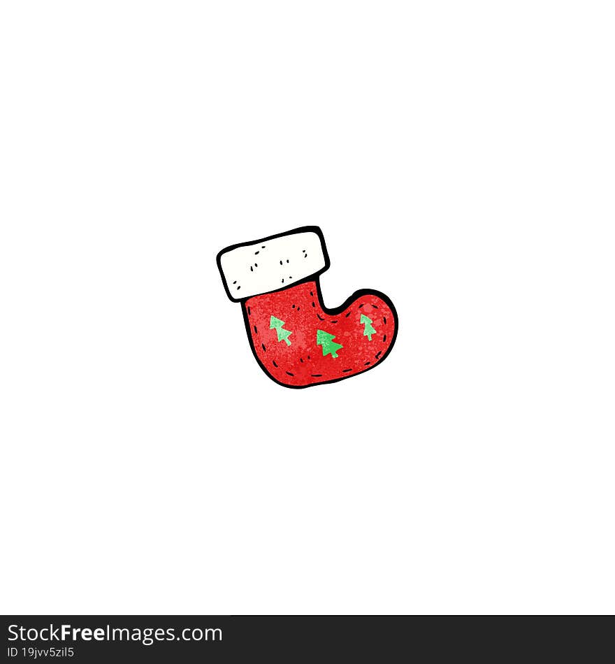 Christmas Stocking Cartoon