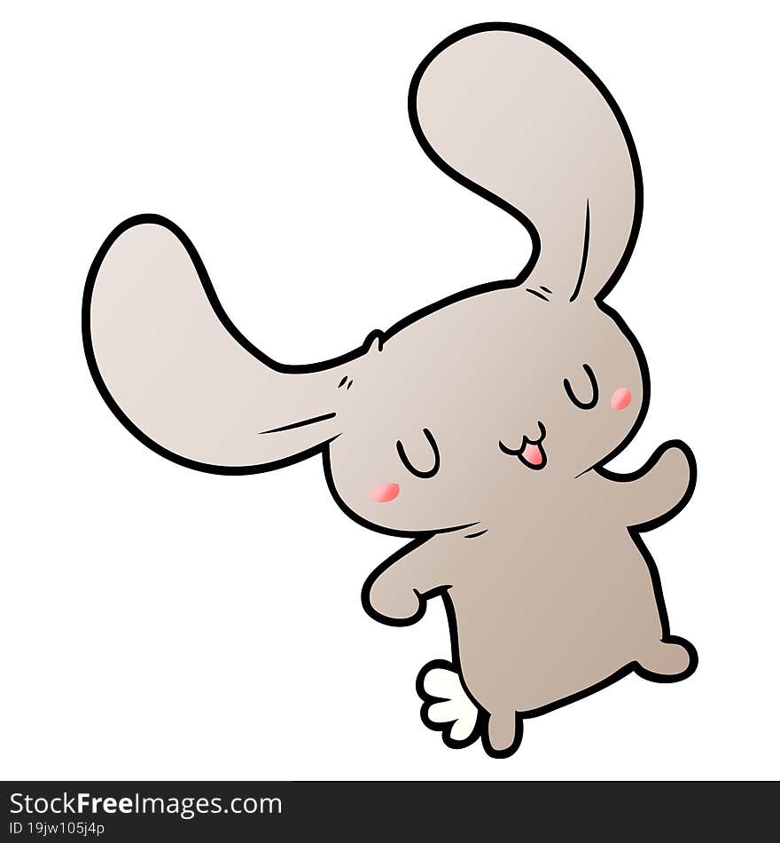 cartoon rabbit. cartoon rabbit