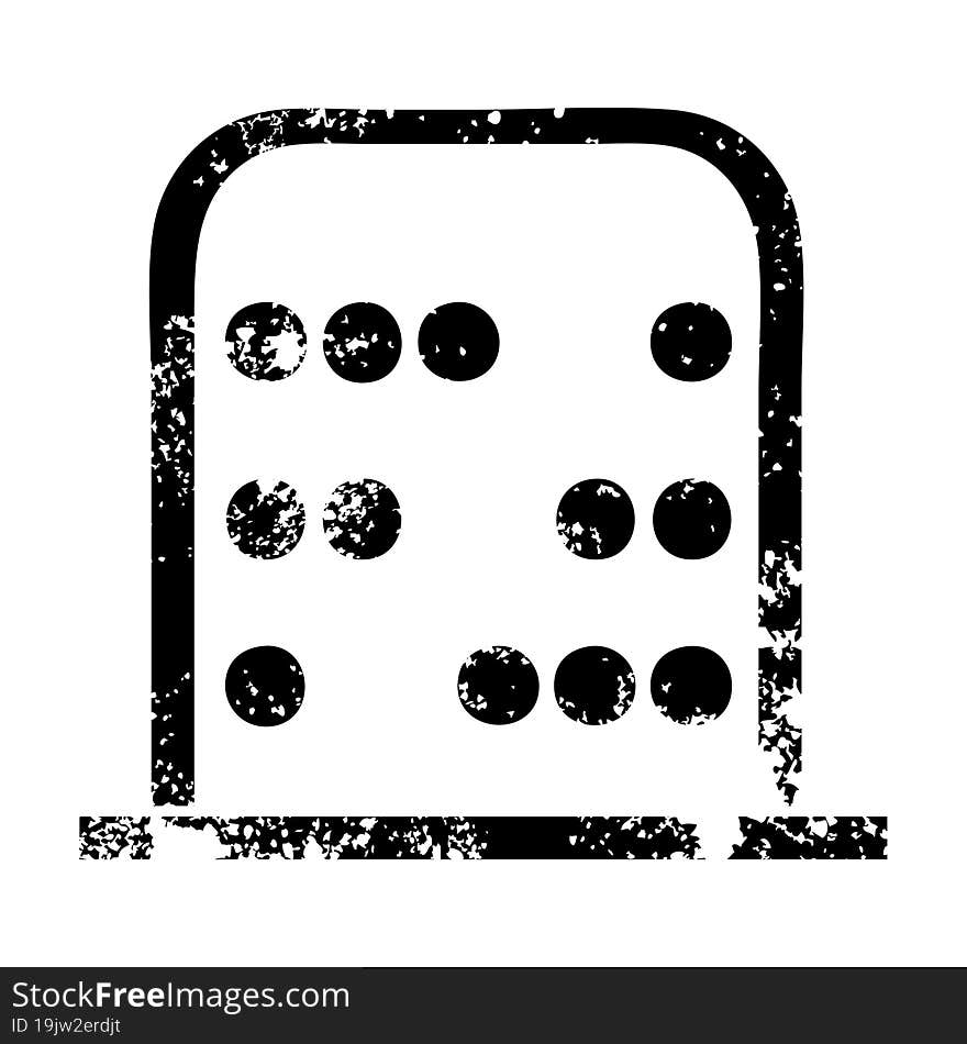 distressed symbol maths abacus