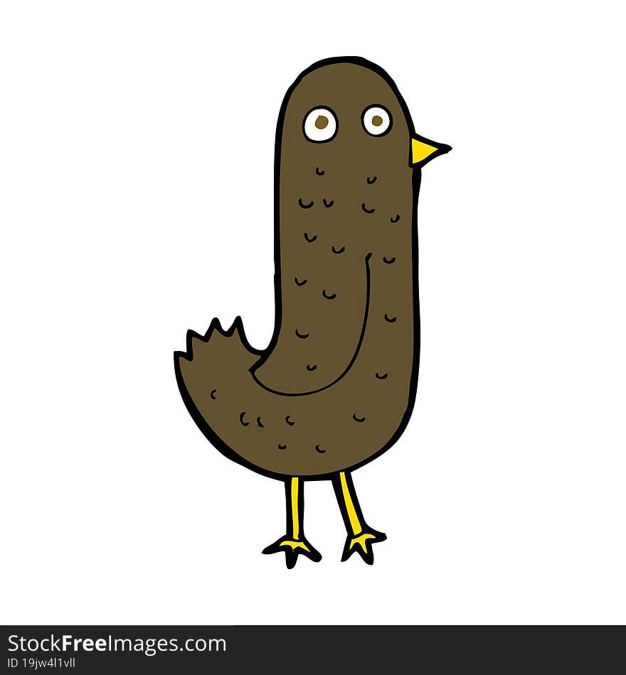 Funny Cartoon Bird