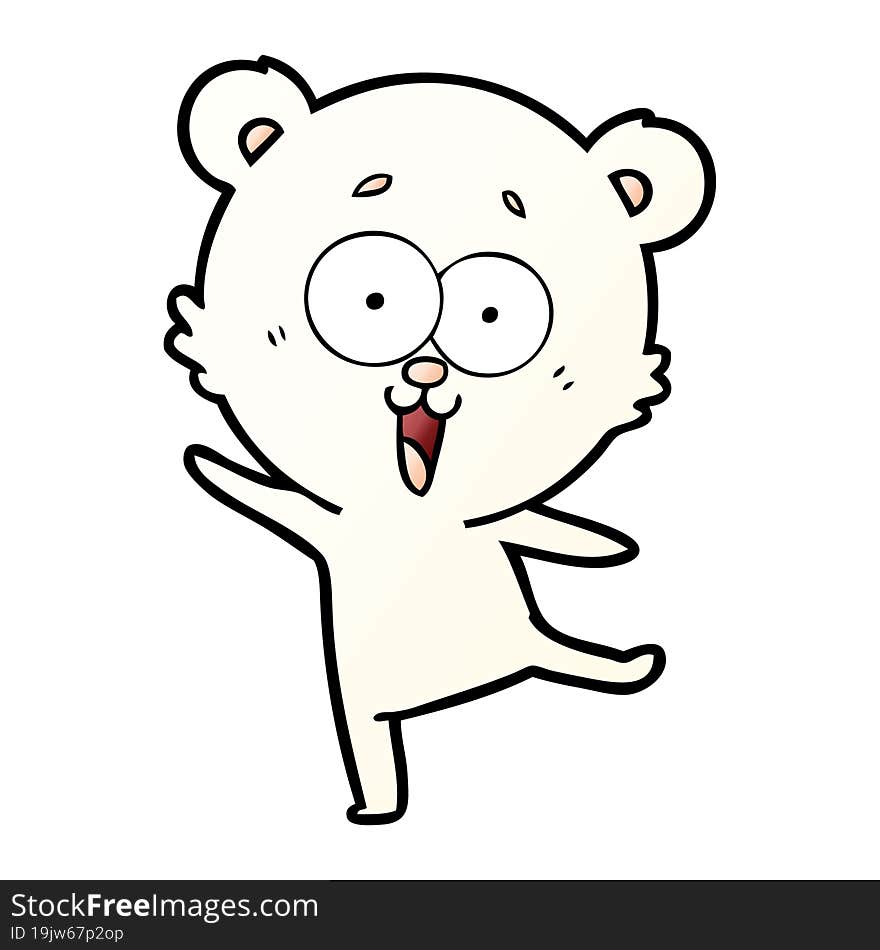 laughing teddy  bear cartoon. laughing teddy  bear cartoon