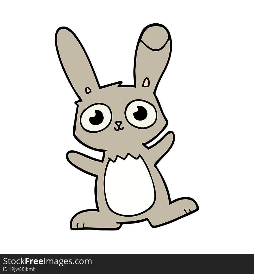 cute cartoon rabbit