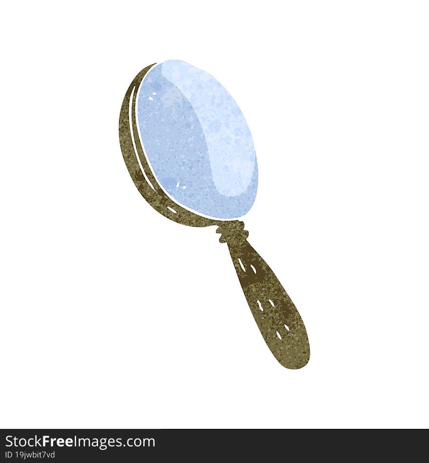 cartoon magnifying glass