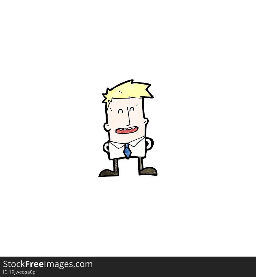 Cartoon Happy Man